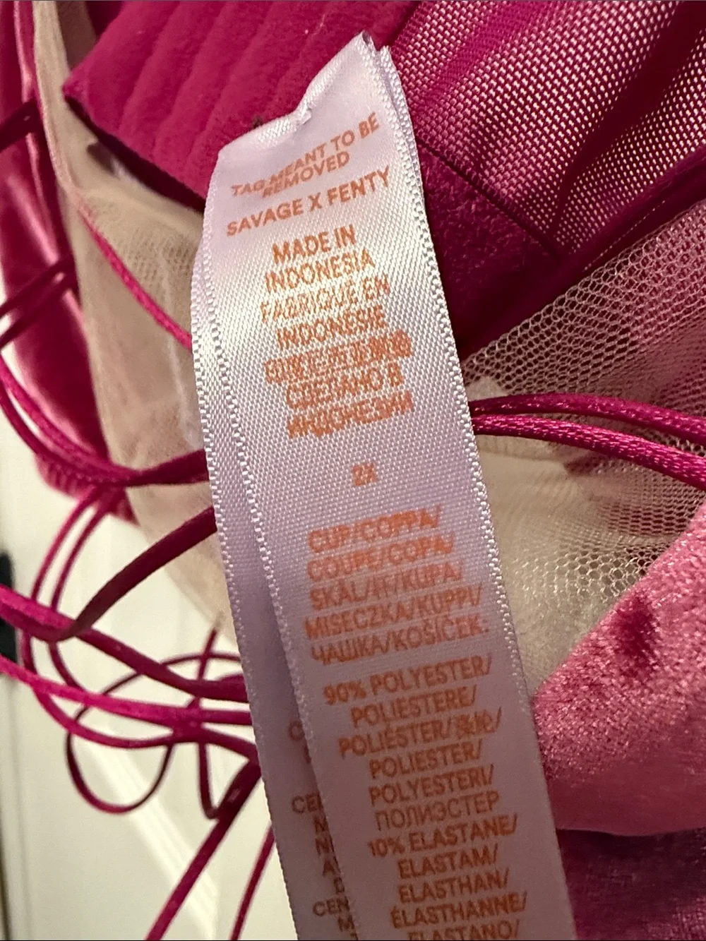 Savage x Fenty VELVET VIXEN LACE-UP BRALETTE Sz 2X NWOT